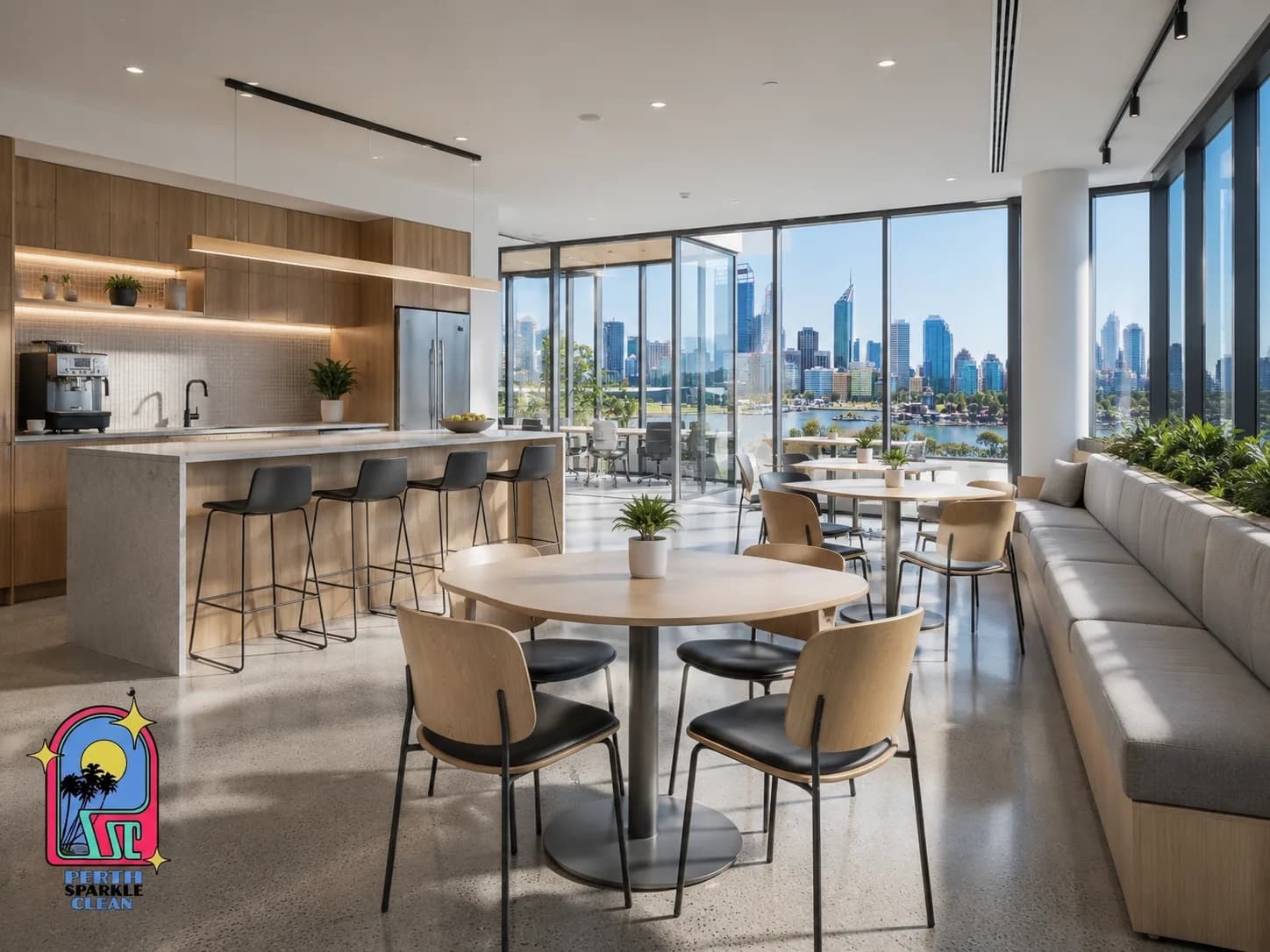 Professional office reception and workspace in Perth