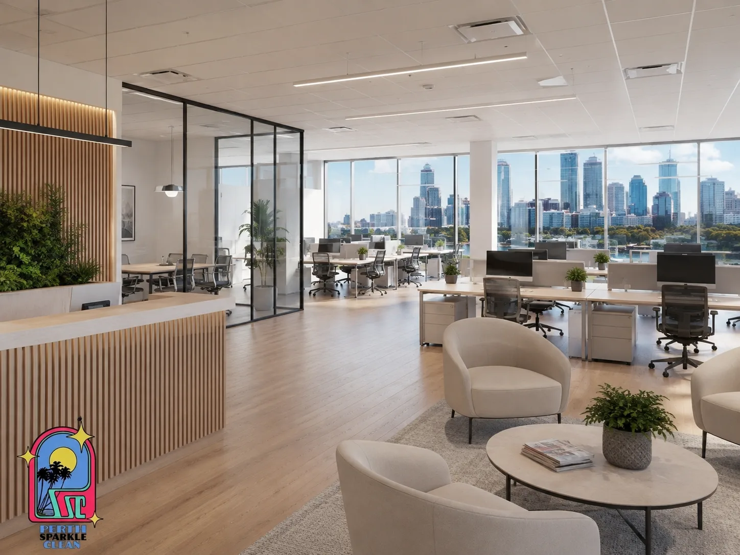 Professional office boardroom in Perth